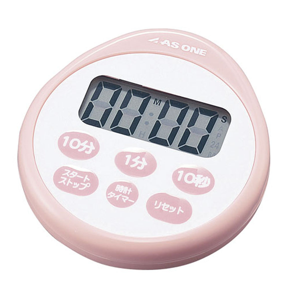 時計付防滴タイマー　Ａ－５４３　ピンク