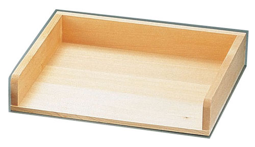 木製 チリトリ型作り板（サワラ材） 小