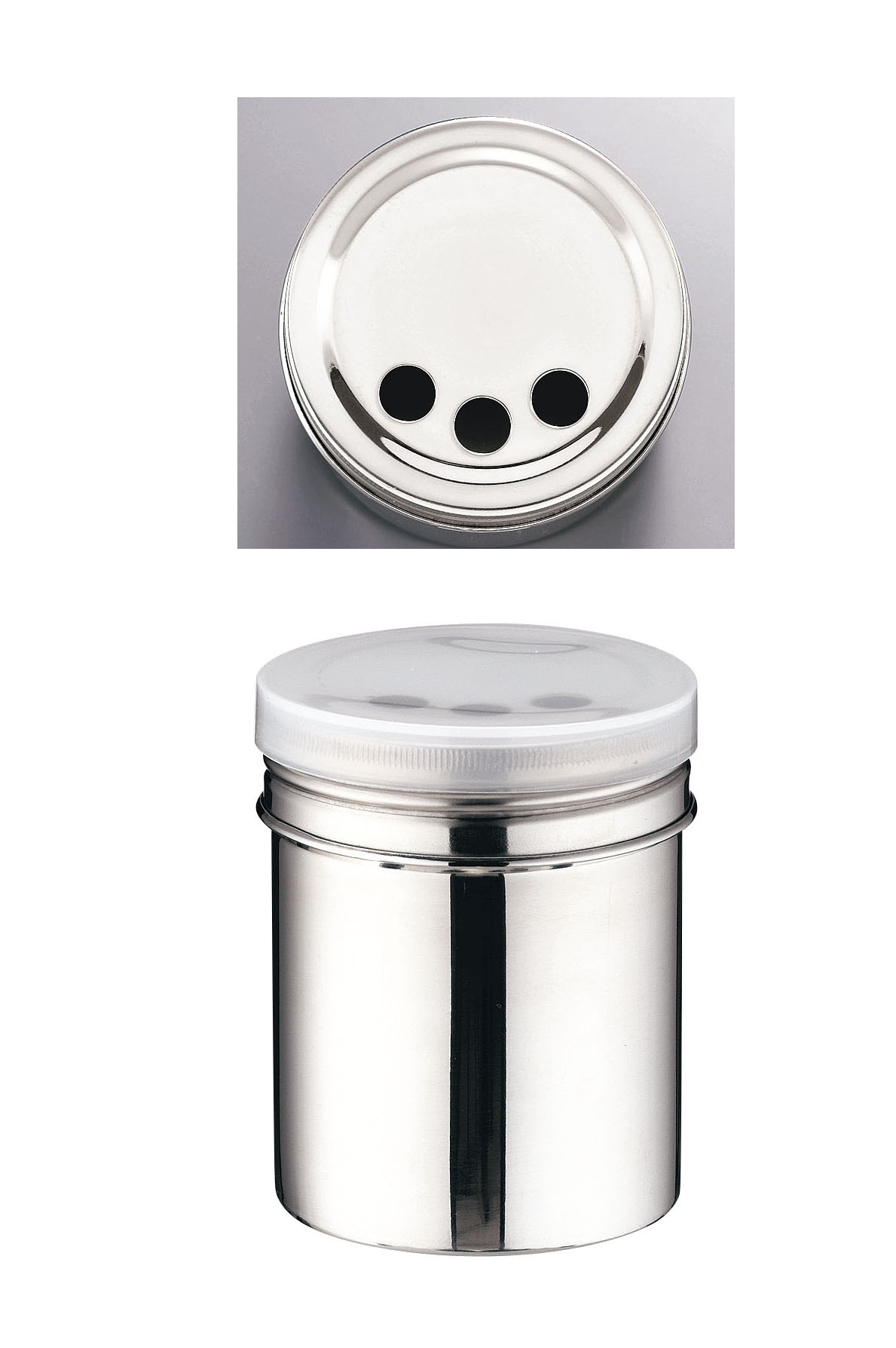 TKG18-8調味缶 大（アクリル蓋付） パセリ／バジル缶