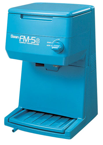 スワン 電動式キューブアイスシェーバー FM-5S ブルー
