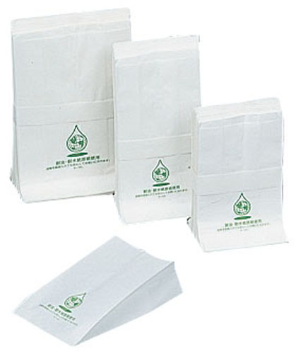 ニュー耐油・耐水紙袋 ガゼット袋 （500枚入） G-中