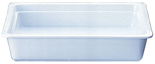 ロイヤル陶器製 角ガストロノームパン PB625-23 2／3 ホワイト