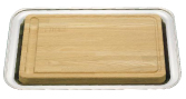 UK木製カッティングボード（18-8角盆付）