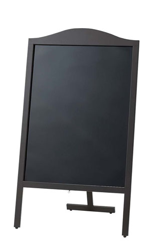 マーカー用木製スタンド黒板 山型 YBD90-1