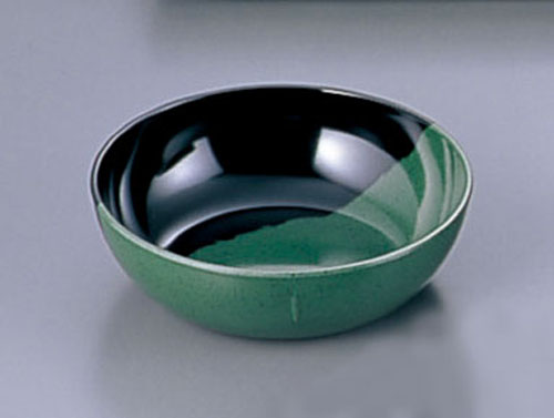 メラミン「緑彩」 丸小鉢 RY-719
