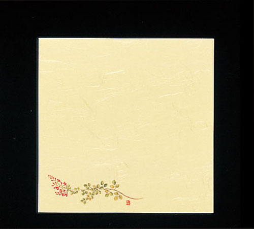 5寸懐紙 四季の花（100枚入） S5-10 萩