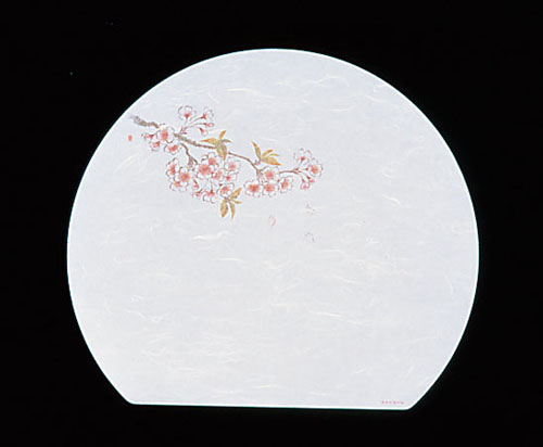 遠赤抗菌和紙 尺3半月まっと（100枚） 桜 WH-9