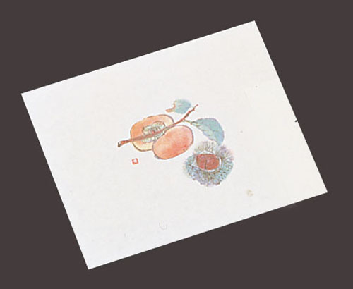 鮮度保持紙（100枚入） 柿と栗 M30-088