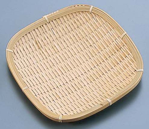 竹 天ぷら皿 ヒゴ角皿 14-576