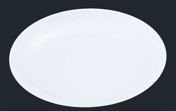 メラミン 平皿（メタ型）№32A （7インチ） 白
