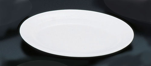 メラミン 小判皿（リム型） №37 （11.5インチ） 白