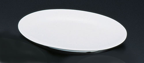 メラミン 小判皿（メタ型） №36B （12インチ） 白