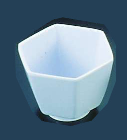 メラミン 六角小鉢 №79白