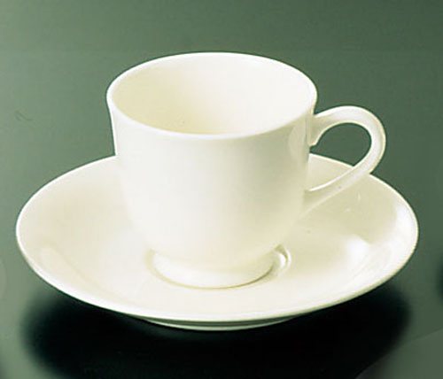 ブライトーンBR700（ホワイト） 台付コーヒーカップ （6個入）