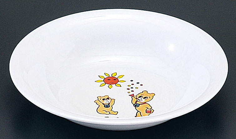 メラミンお子様食器「コロちゃん」 KF-2 カレー皿