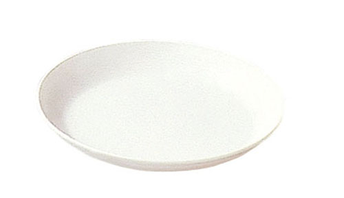 ポリプロピレン食器 白 給食皿15㎝ №1711W
