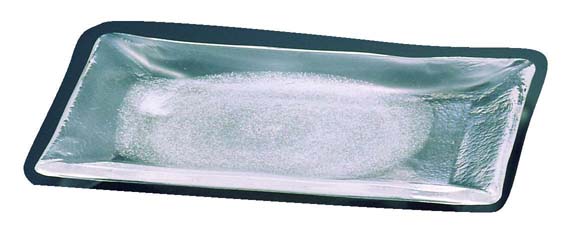 硝子和食器 白雪1 長角大皿