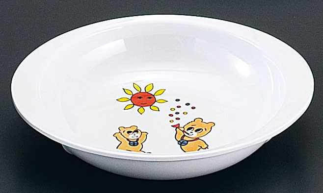 メラミンお子様食器「コロちゃん」 KF-8 スープ皿