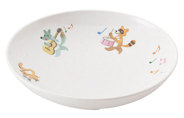 メラミンお子様食器「プチまる」　２７０５－ＰＭ　１４㎝平皿