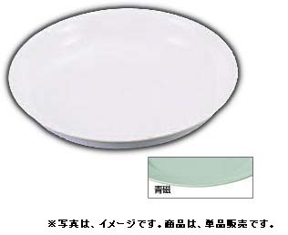 メラミン 和皿 №43給食用B-1 （5.5寸） 青磁