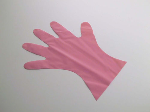 カラー マイジャストグローブ五本絞り ピンク （２００枚入） Ｍ