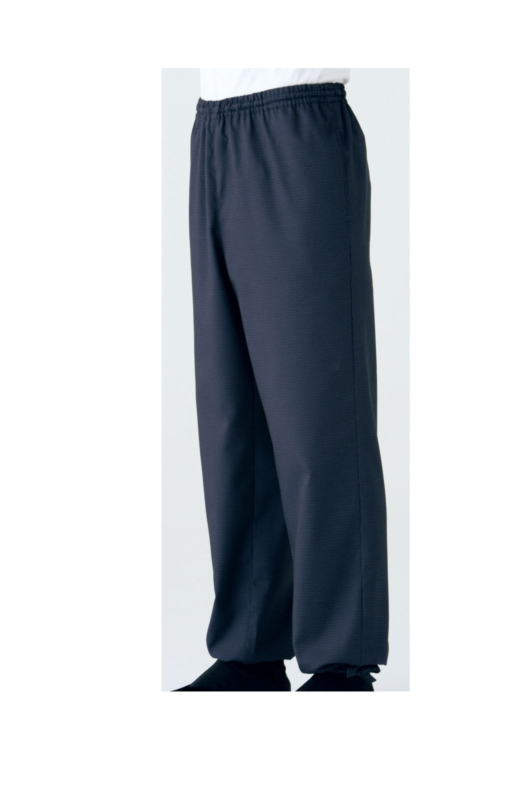 男女兼用 和風パンツ ＳＬＢ６７３－１ 黒×青紫 Ｍ