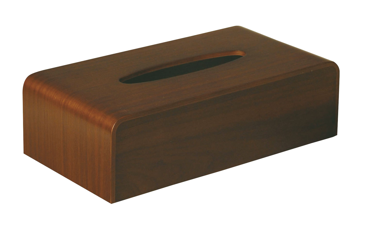 木製ティッシュボックス　ウォールナット　ＴＳ－０３ＷＮ