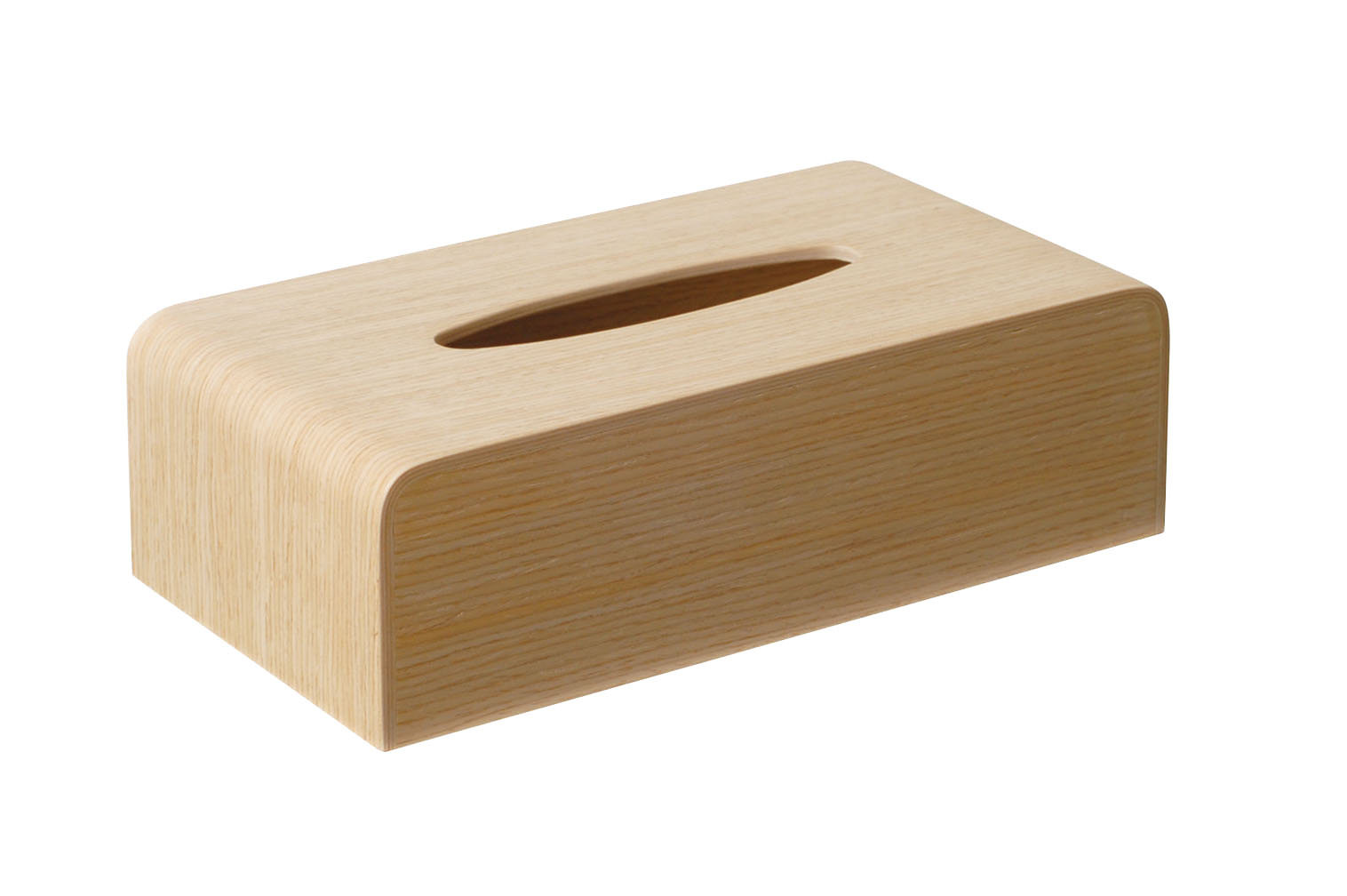 木製ティッシュボックス　ホワイトオーク　ＴＳ－０３Ｈ