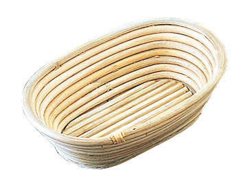 Mｕｒａｎｏ（ムラノ）籐製醗酵カゴ 小判型 大