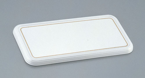 陶器風メラミン製ケーキトレー長角型 CT-1734-WS