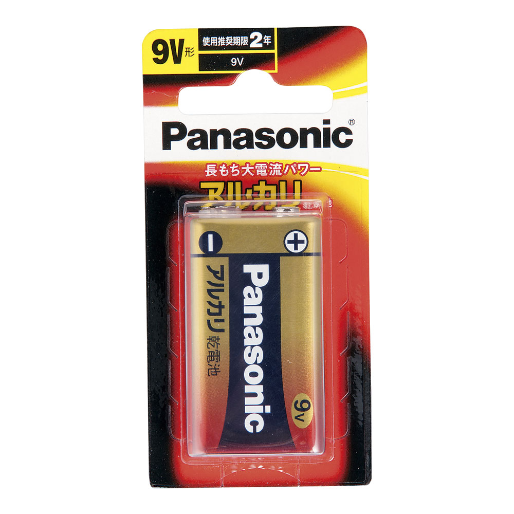 パナソニックアルカリ乾電池　９Ｖ形　６ＬＲ６１ＸＪ／１Ｂ