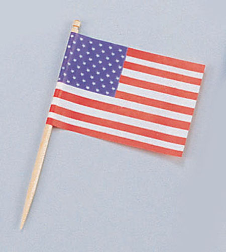 ランチ旗 アメリカ（200本入）