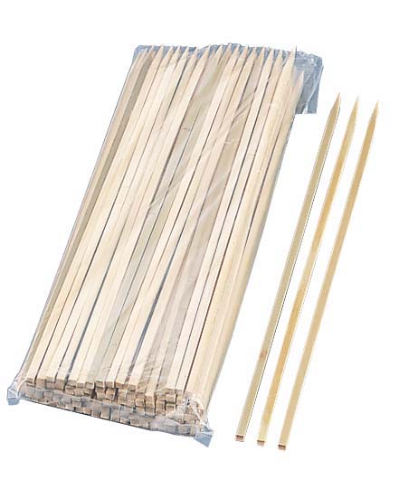 竹製 角串ロング 300㎜ 2353（100本入）