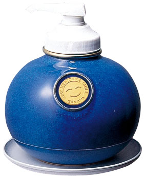 ウォッシュボン専用 陶器製容器（受皿付） ＭＦ－１ マリンブルー
